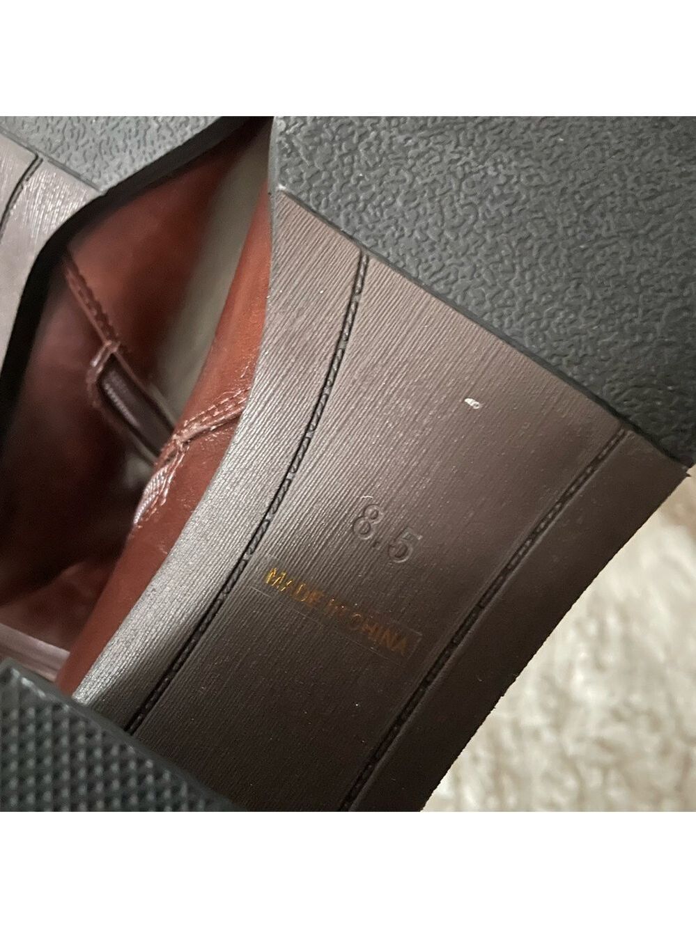 Brown Knee High Women's Boots - Picture 12 of 14